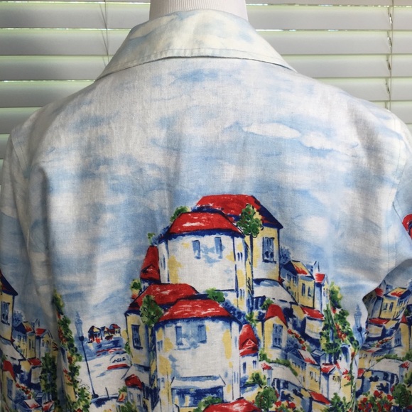 Beautiful Colorful Lined Linen Blend Jacket - Picture 8 of 8